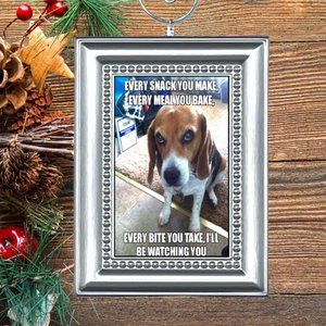 Beagle Funny Puppy Dog‎ Christmas Tree Ornament